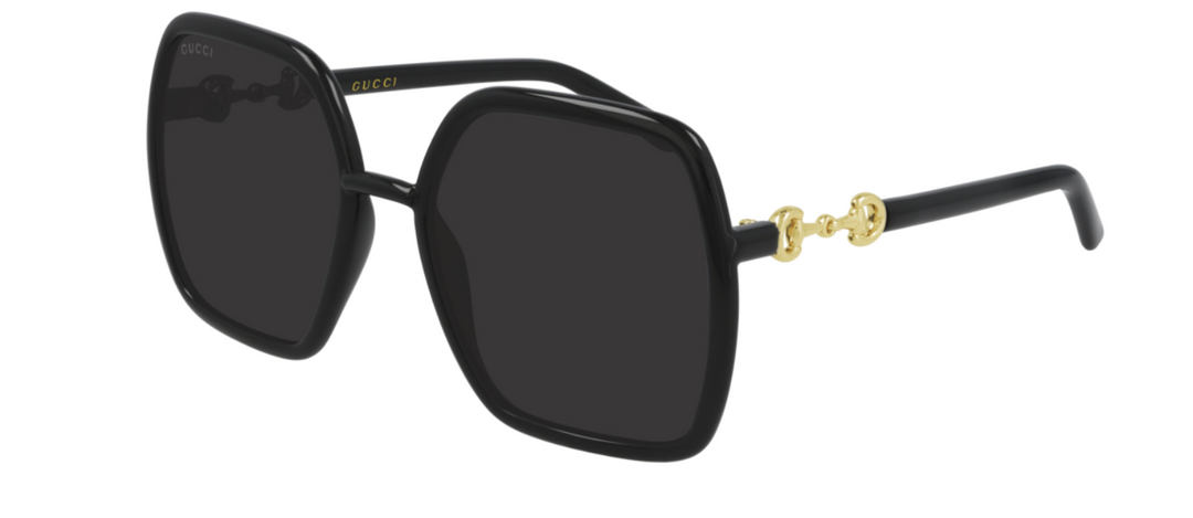 Gucci GG0890S Oversized Hexagonal Plastic Sunglasses