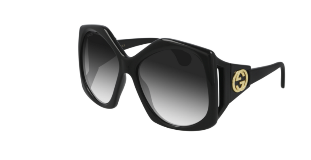Gucci GG0875S Retro Oversized Plastic Sunglasses